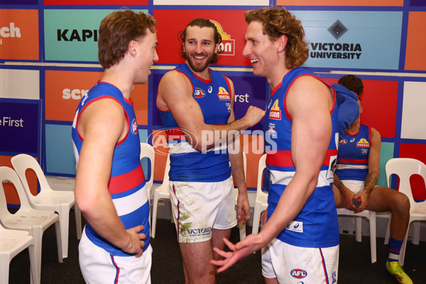 AFL 2025 Round 22 - Melbourne v Western Bulldogs - A-61278384
