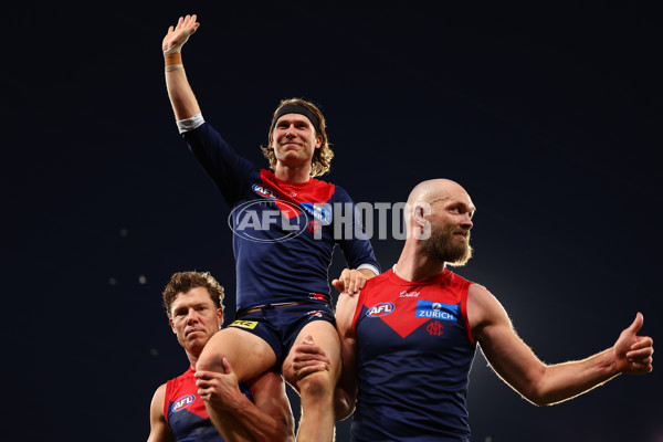 AFL 2025 Round 22 - Melbourne v Western Bulldogs - A-61278758