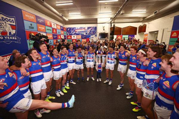 AFL 2025 Round 22 - Melbourne v Western Bulldogs - A-61278775