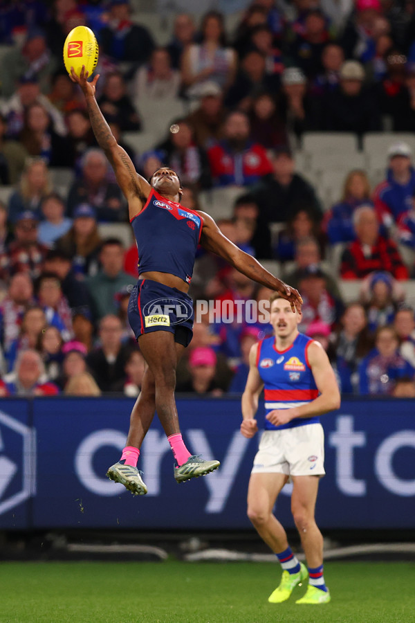 AFL 2025 Round 22 - Melbourne v Western Bulldogs - A-61281059