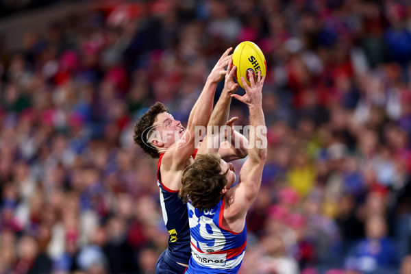 AFL 2025 Round 22 - Melbourne v Western Bulldogs - A-61286625