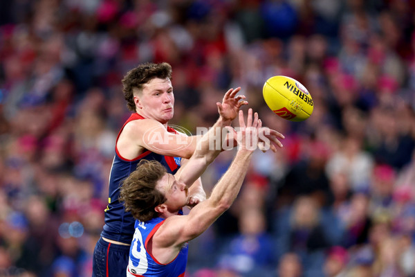 AFL 2025 Round 22 - Melbourne v Western Bulldogs - A-61286626