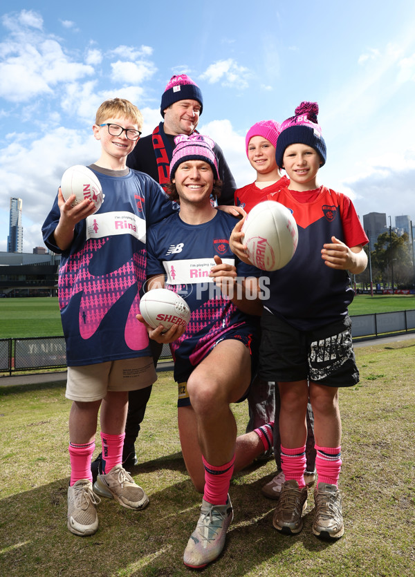 AFL 2025 Media - Breast Cancer Network Australia and Melbourne Football Club Media Opportunity - A-61290085