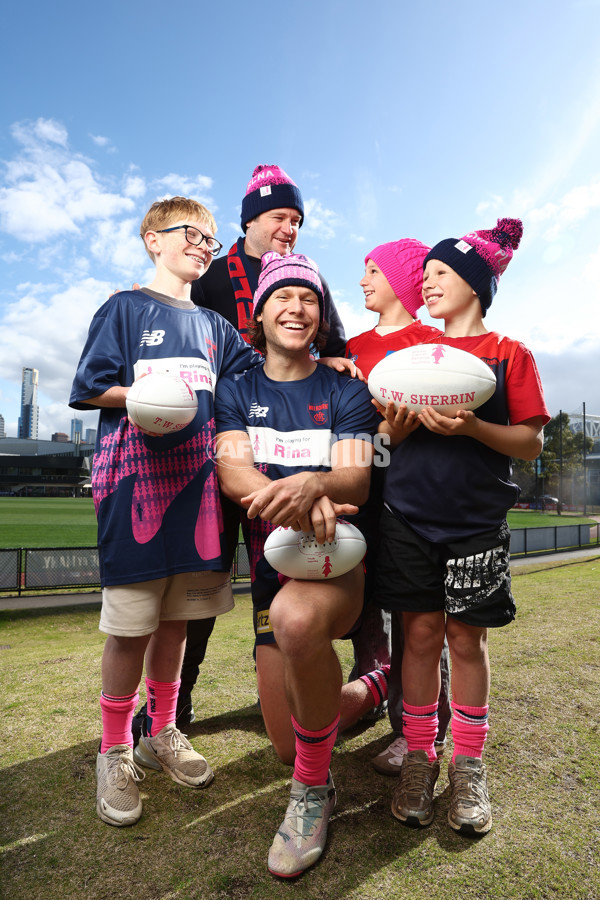 AFL 2025 Media - Breast Cancer Network Australia and Melbourne Football Club Media Opportunity - A-61290086