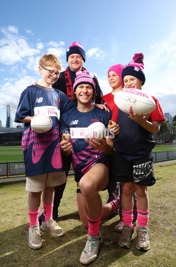 AFL 2025 Media - Breast Cancer Network Australia and Melbourne Football Club Media Opportunity - A-61290090