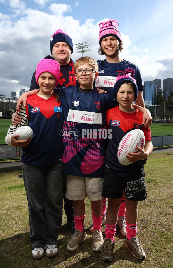AFL 2025 Media - Breast Cancer Network Australia and Melbourne Football Club Media Opportunity - A-61290092