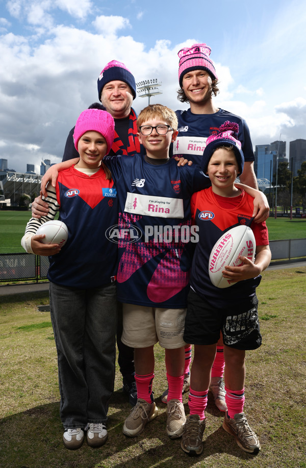 AFL 2025 Media - Breast Cancer Network Australia and Melbourne Football Club Media Opportunity - A-61290095