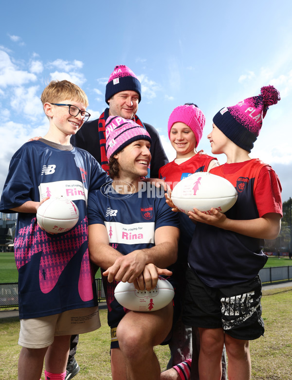 AFL 2025 Media - Breast Cancer Network Australia and Melbourne Football Club Media Opportunity - A-61290690