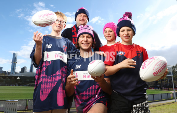 AFL 2025 Media - Breast Cancer Network Australia and Melbourne Football Club Media Opportunity - A-61290691