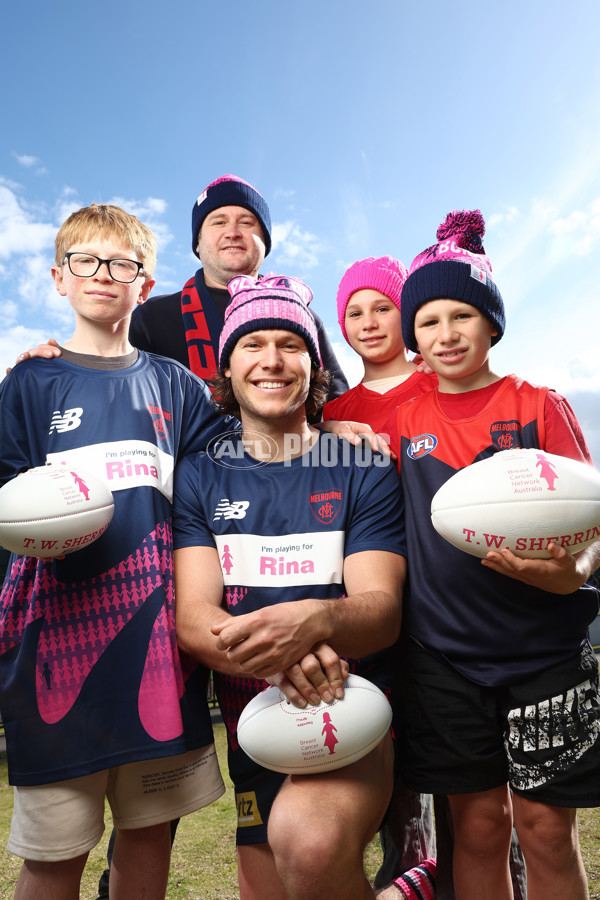 AFL 2025 Media - Breast Cancer Network Australia and Melbourne Football Club Media Opportunity - A-61290692