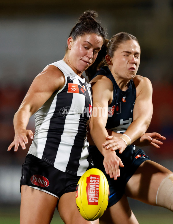 AFLW 2025 Round 01 - Carlton v Collingwood - A-61331927