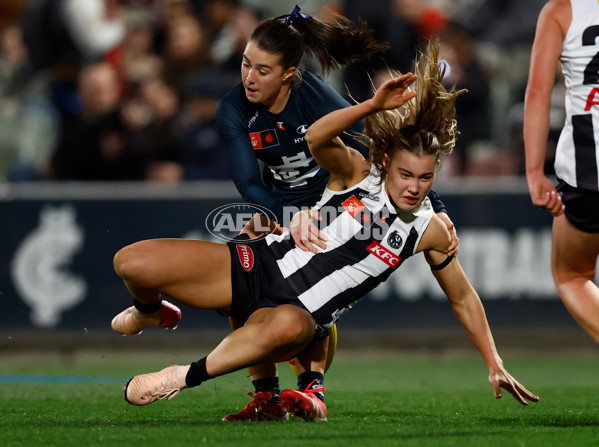 AFLW 2025 Round 01 - Carlton v Collingwood - A-61338109