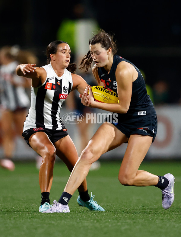 AFLW 2025 Round 01 - Carlton v Collingwood - A-61344284