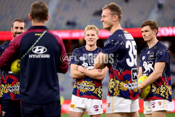 AFL 2025 Round 23 - Fremantle v Brisbane - A-61376934
