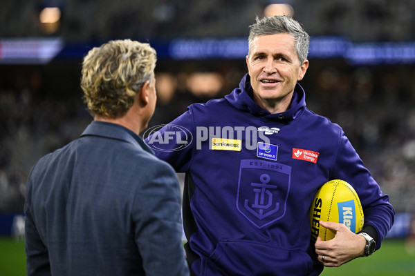 AFL 2025 Round 23 - Fremantle v Brisbane - A-61378320