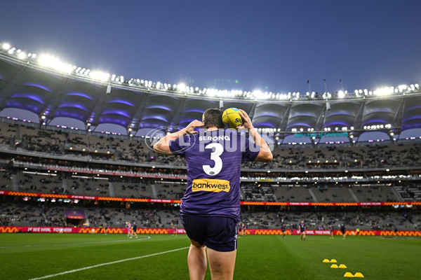 AFL 2025 Round 23 - Fremantle v Brisbane - A-61378321