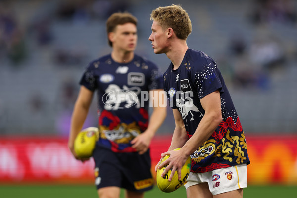 AFL 2025 Round 23 - Fremantle v Brisbane - A-61378405