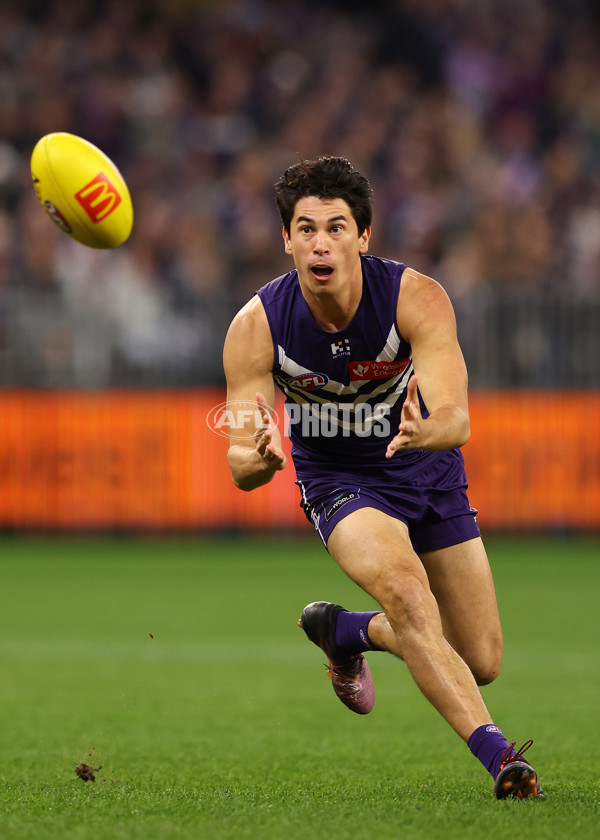 AFL 2025 Round 23 - Fremantle v Brisbane - A-61381082
