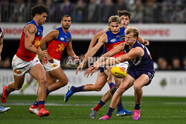 AFL 2025 Round 23 - Fremantle v Brisbane - A-61382466