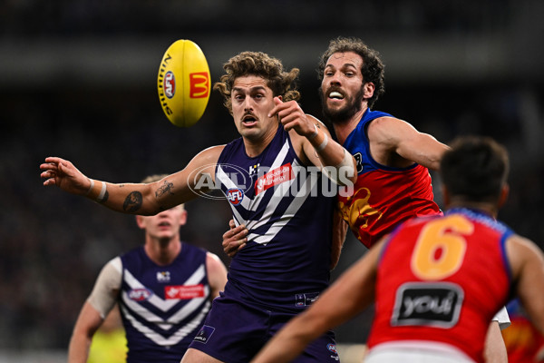 AFL 2025 Round 23 - Fremantle v Brisbane - A-61382473
