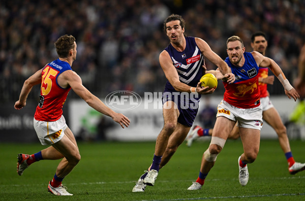AFL 2025 Round 23 - Fremantle v Brisbane - A-61383724