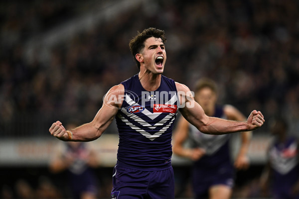 AFL 2025 Round 23 - Fremantle v Brisbane - A-61385345
