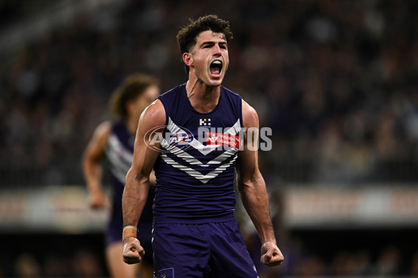 AFL 2025 Round 23 - Fremantle v Brisbane - A-61385346