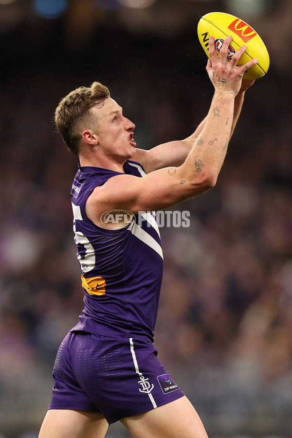 AFL 2025 Round 23 - Fremantle v Brisbane - A-61386242