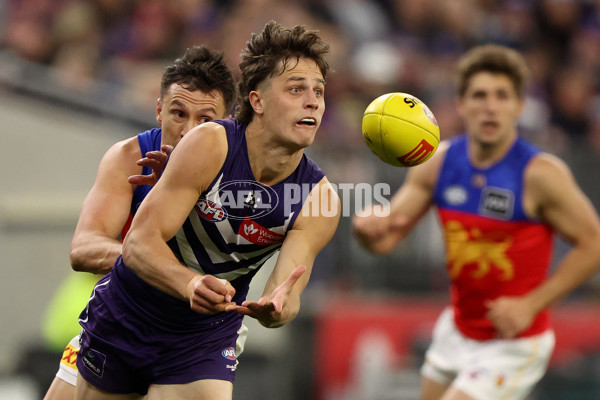 AFL 2025 Round 23 - Fremantle v Brisbane - A-61386263