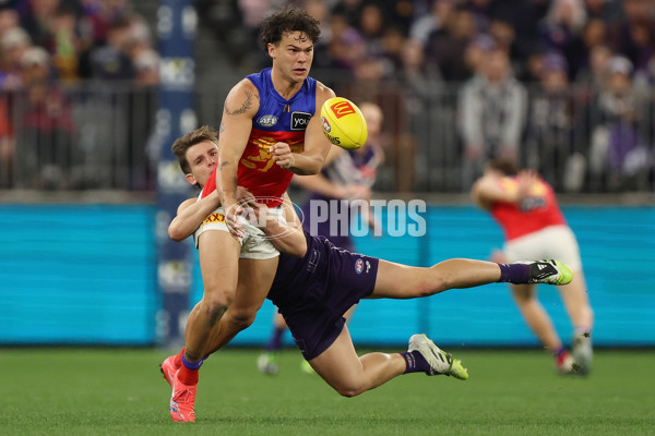 AFL 2025 Round 23 - Fremantle v Brisbane - A-61386284