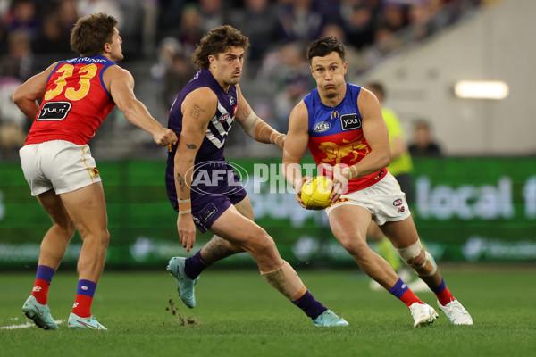 AFL 2025 Round 23 - Fremantle v Brisbane - A-61388321