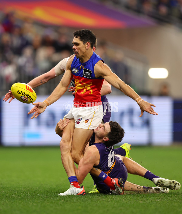 AFL 2025 Round 23 - Fremantle v Brisbane - A-61390859