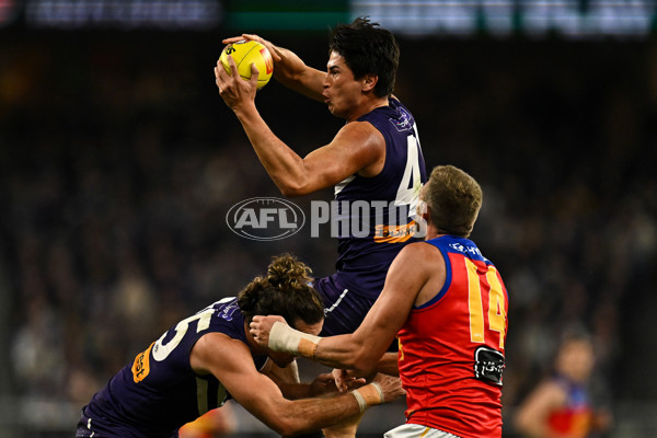 AFL 2025 Round 23 - Fremantle v Brisbane - A-61390882