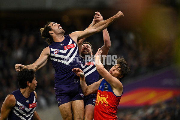 AFL 2025 Round 23 - Fremantle v Brisbane - A-61390883