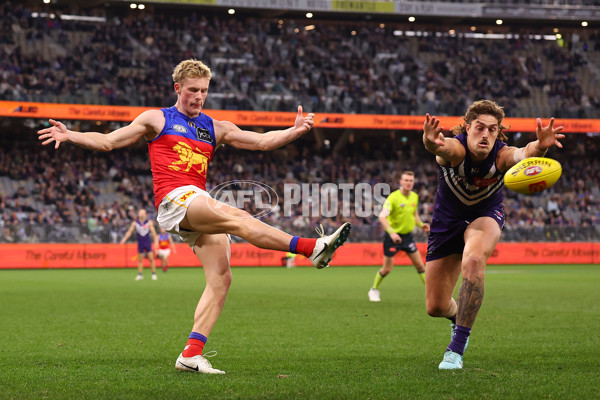 AFL 2025 Round 23 - Fremantle v Brisbane - A-61393806