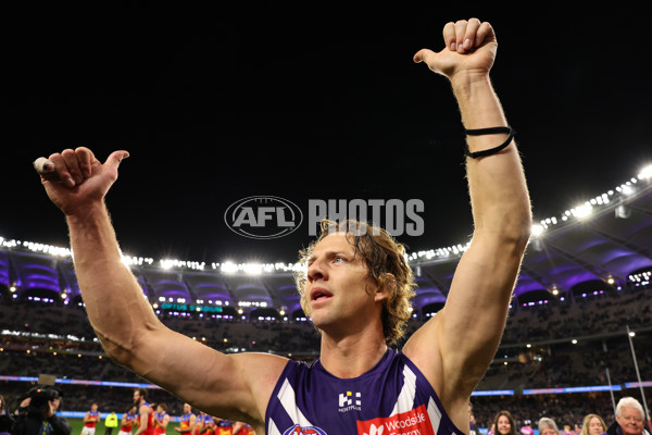 AFL 2025 Round 23 - Fremantle v Brisbane - A-61393810