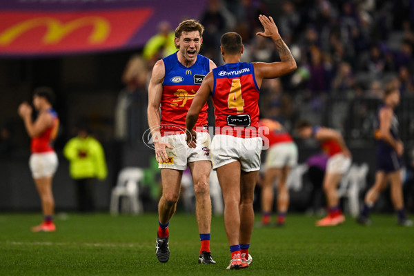 AFL 2025 Round 23 - Fremantle v Brisbane - A-61393824