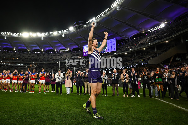 AFL 2025 Round 23 - Fremantle v Brisbane - A-61393825