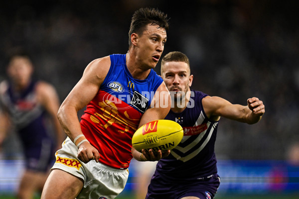 AFL 2025 Round 23 - Fremantle v Brisbane - A-61394481