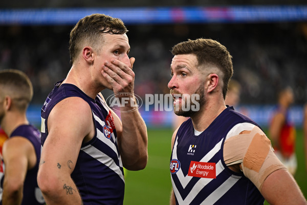 AFL 2025 Round 23 - Fremantle v Brisbane - A-61394499