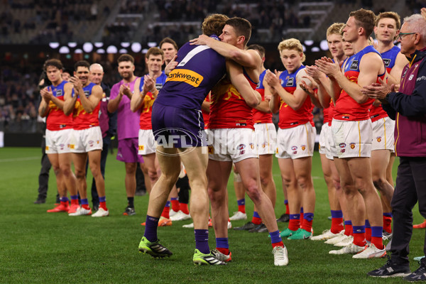 AFL 2025 Round 23 - Fremantle v Brisbane - A-61394534