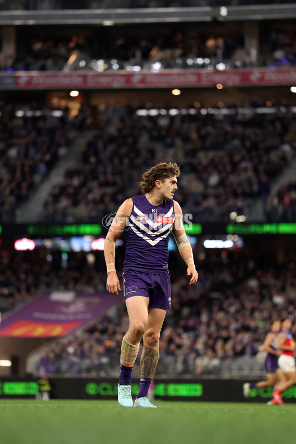 AFL 2025 Round 23 - Fremantle v Brisbane - A-61396310