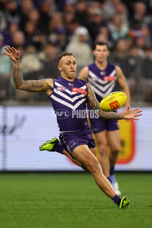 AFL 2025 Round 23 - Fremantle v Brisbane - A-61397205