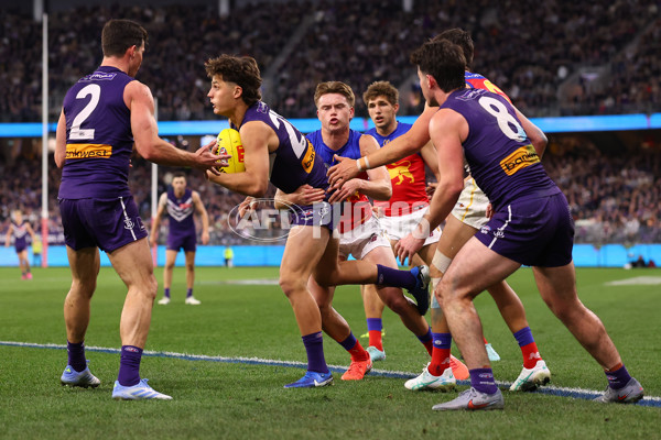AFL 2025 Round 23 - Fremantle v Brisbane - A-61397225