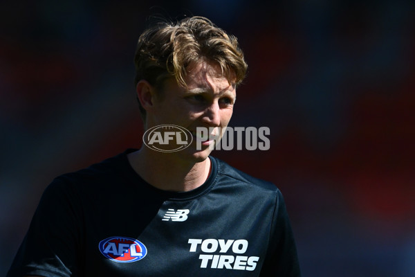 AFL 2025 Round 23 - Gold Coast v GWS - A-61397249