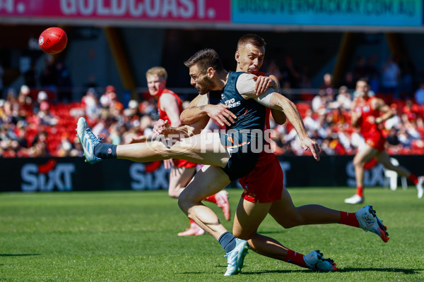 AFL 2025 Round 23 - Gold Coast v GWS - A-61399663