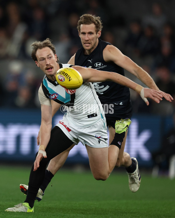 AFL 2025 Round 23 - Carlton v Port Adelaide - A-61402596