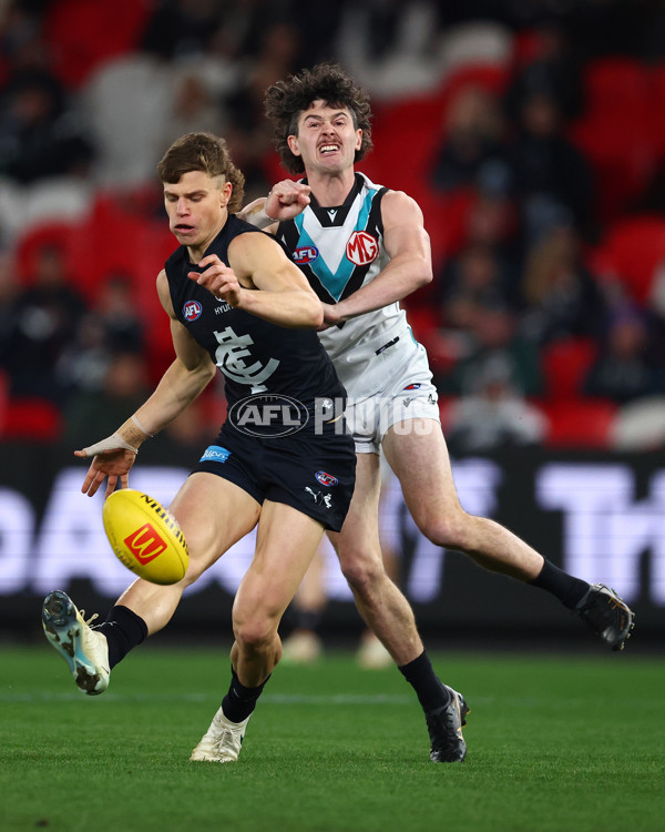 AFL 2025 Round 23 - Carlton v Port Adelaide - A-61402611