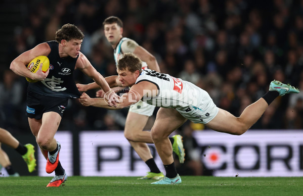 AFL 2025 Round 23 - Carlton v Port Adelaide - A-61402625