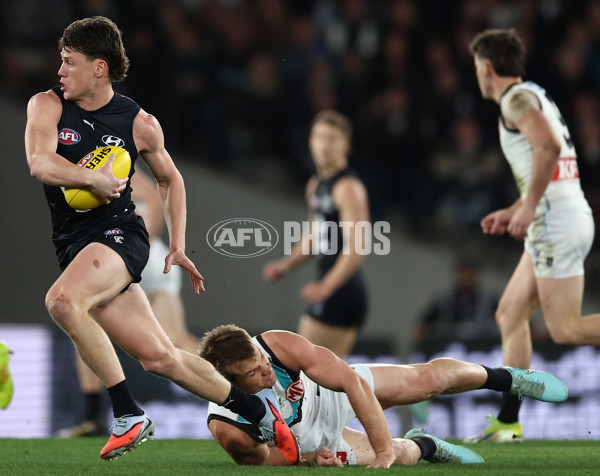 AFL 2025 Round 23 - Carlton v Port Adelaide - A-61402626